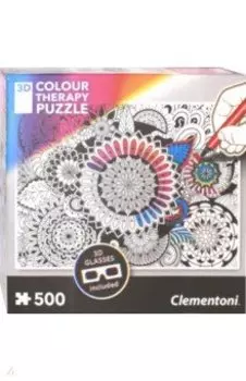 Пазл-500 + 3D очки. Цветок