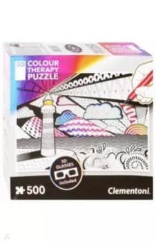 Пазл-500 + 3D очки. Маяк