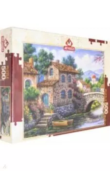 Пазл 500 деталей "Канал с цветами" (5070)