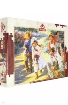 Пазл 500 деталей "Маленькие наездники" (5084)