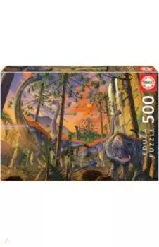 Пазл-500 Любопытный динозавр. Винсент Хи (19001)