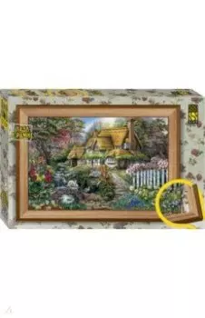 Пазл-500 с рамкой. Домик в саду