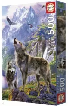 Пазл-500 Волки в скалах