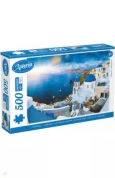 Пазл-500 Закат в Санторини