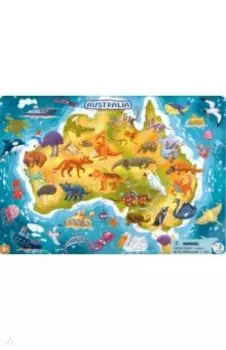 Пазл-53 Австралия, в рамке