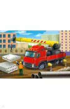 Пазл Автокран, 24 элемента