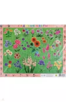 Пазл Цветы садовые