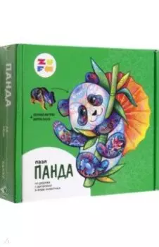 Пазл деревянный развивающий Панда, 160 деталей