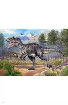 Пазл Динозавр Аллозавр, 30 элементов