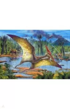 Пазл Динозавр Птеродактиль, 30 элементов