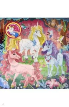 Пазл фигурный Единороги, 80 деталей