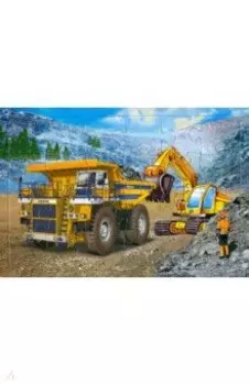 Пазл Карьерный самосвал БелАЗ, 24 элемента