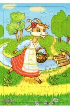 Пазл Коза-дереза, 30 элементов