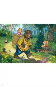 Пазл Маша и Медведь, 24 элемента