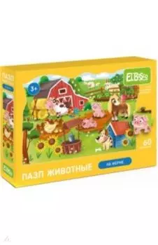 Пазл На ферме, 60 элементов