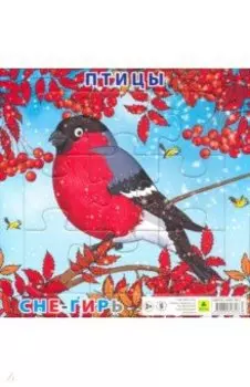Пазл "Птицы. Снегирь", 9 элементов