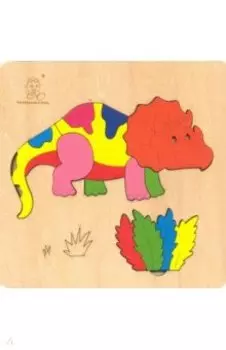 Пазл-рамка фигурная "ДИНОЗАВРИК" (G38)