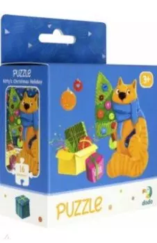 Пазл. Рождество для котика