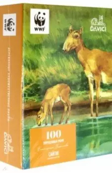 Пазл Сайгак, 100 деталей