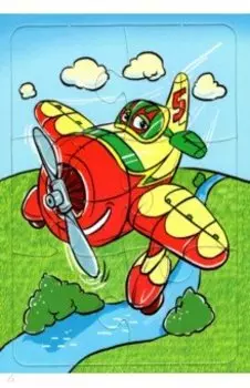 Пазл Самолет, 6 элементов