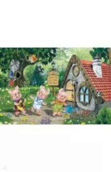 Пазл Три поросенка, 24 элемента