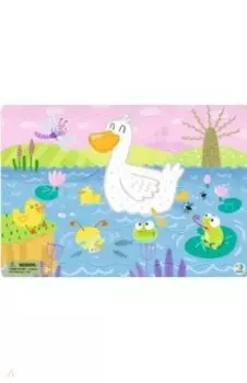 Пазл Утята, в рамке. 21 элемент