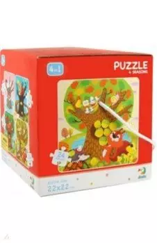 Пазл Времена года, 4 картинки