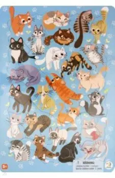 Пазл в рамке. Коты