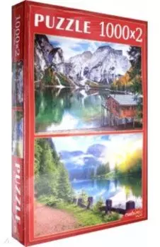 Пазлы 2 в 1 (1000+1000) "ВОСХИТИТИТЕЛЬНЫЕ ОЗЕРА" (1000-8786)