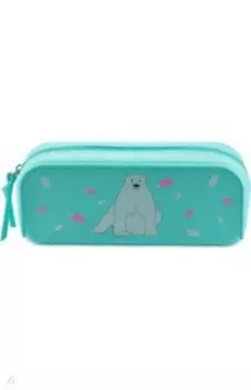 Пенал BEAR, на молнии силиконовый