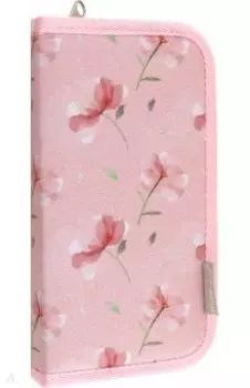 Пенал-книжка Peachy Flowers, с наполнением