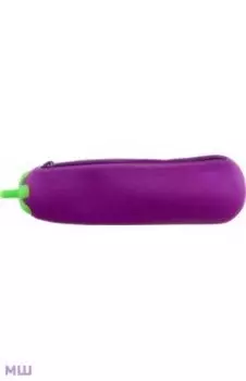 Пенал-косметичка Баклажан, силиконовый