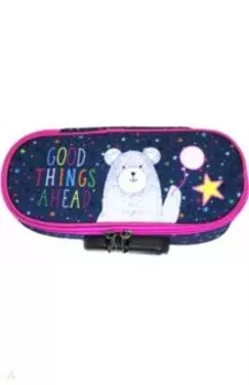 Пенал Seventeen Мишка с шариком, с замком