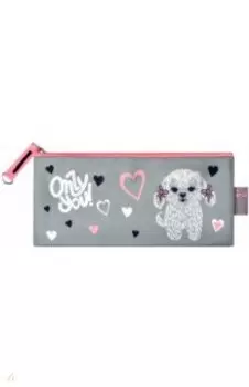 Пенал школьнрый Ши-тцу, микрофибра