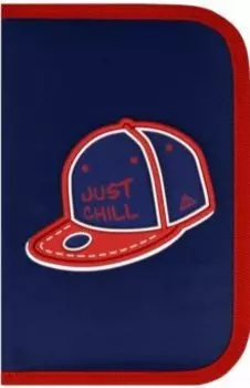 Пенал школьный Бейсболка, 1 отделение