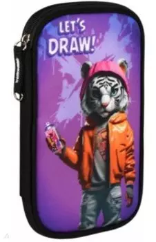 Пенал школьный Белый тигр