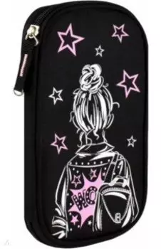 Пенал школьный Девочка с рюкзаком