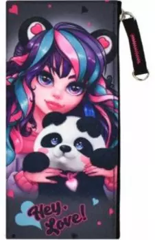 Пенал школьный Девушка с пандой