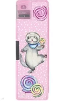 Пенал школьный ХОРЕК, со встроенной точилкой, на магнитном клапане, без наполнения