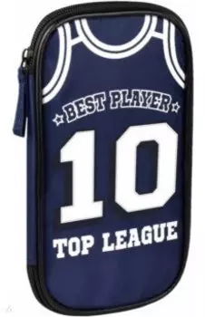 Пенал школьный Игрок, синий