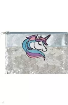 Пенал школьный искусственная кожа 22х16 1 отделение Единорог (48921)