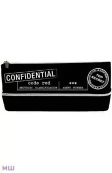 Пенал школьный Конфиденциально, частная территория