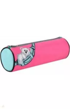 Пенал школьный Мишка на сумке, 21х7х7 см