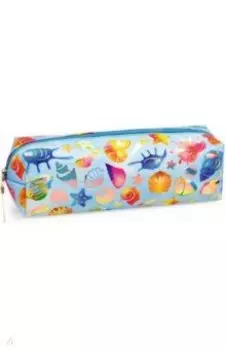 Пенал школьный "Ракушки" (одно отделение, без наполнения)