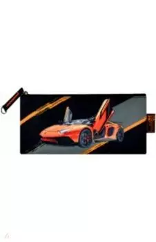 Пенал школьный Ралли, микрофибра