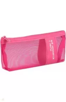 Пенал школьный, розовый