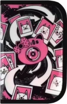 Пенал школьный Селфи кот, 1 отделение