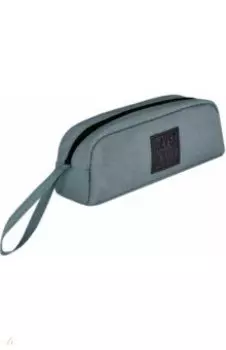 Пенал школьный Серый, нейлоновый, 20х7х5 см