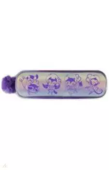 Пенал школьный сиреневый