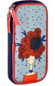 Пенал школьный Состояние души, голубой